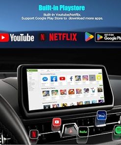 Dash Camera-PLAYAIBOX-4 in 1 Android Auto Wireless Adapter-CarPlay Wireless Adapter for 2016+Cars 2