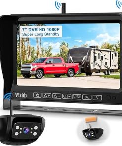 Dash Camera-WZBB-7-Inch Wireless Backup Camera for RV Trailer – HD 1080P Monitor- Night Vision Dash Camera-WZBB-7-Inch Wireless Backup Camera for RV Trailer – HD 1080P Monitor- Night Vision