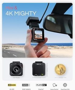 Dash Camera-VANTRUE-Vantrue E1 Pro 4K Mini Dash Cam Front- STARVIS 2 PlatePix™ HDR Night Vision Car Camera 2