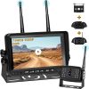 Dash Camera-Losuudy-7” Backup Camera Wireless for RV Truck Trailer- HD Monitor & 1080P Motorhome Back up Camera System