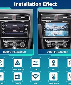 Dash Camera-NHOPEEW-NHOPEEW [2+64G] Double Din Android 13 Car Stereo Radio with Wireless Carplay and Android Auto – 10.1 inch Car in-Dash Navigation GPS Units – DSP- EQ 2