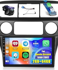 Dash Camera-Hikity-Hikity Android Car Stereo for Honda Accord 1998-2002 Radio 2+64GB 9 Inch Touchscreen Car Radio Wireless Carplay Android Auto Support GPS Navigation WiFi Bluetooth FM EQ Backup Camera Dash Camera-Hikity-Hikity Android Car Stereo for Honda Accord 1998-2002 Radio 2+64GB 9 Inch Touchscreen Car Radio Wireless Carplay Android Auto Support GPS Navigation WiFi Bluetooth FM EQ Backup Camera