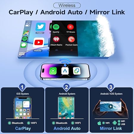 Dash Camera-Leadfan-Leadfan Android Car Stereo Radio for GMC Yukon Chevrolet Chevy Silverado Tahoe Suburban 2007-2012 with Wireless Carplay Android Auto 9″ Touch Screen In-Dash GPS Navigation WIFI Bluetooth Backup Camera 3 Dash Camera-Leadfan-Leadfan Android Car Stereo Radio for GMC Yukon Chevrolet Chevy Silverado Tahoe Suburban 2007-2012 with Wireless Carplay Android Auto 9" Touch Screen In-Dash GPS Navigation WIFI Bluetooth Backup Camera - Image 3