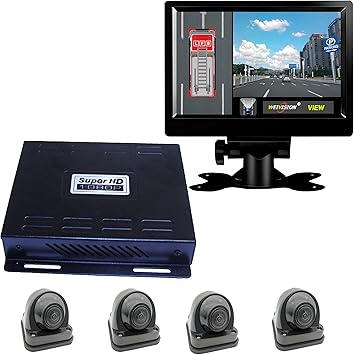 Dash Camera-weivision-1080P FHD 360 Degree Bird View Surround Panoramic View Car Vihicle DVR Camera System Kit for Fire Engine/Bus/School Bus/Truck/Semi-Trailer/Box Truck/RV +9inch HD Display Dash Camera-weivision-1080P FHD 360 Degree Bird View Surround Panoramic View Car Vihicle DVR Camera System Kit for Fire Engine/Bus/School Bus/Truck/Semi-Trailer/Box Truck/RV +9inch HD Display