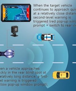 Dash Camera-AlienRider-M2PRO-204 Motorcycle Streaming Smart System-77G mmWave Radar Blind Spot Detection 2