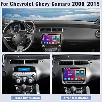 Dash Camera-SIXWIN-SIXWIN Android Car Stereo for Chevrolet Camaro 2008-2015 with Wireless Carplay Android Auto 2G+32G 26UI 9 Inch Touch Screen with Bluetooth GPS Navigation WiFi FM SWC Backup Camera MIC 2 Dash Camera-SIXWIN-SIXWIN Android Car Stereo for Chevrolet Camaro 2008-2015 with Wireless Carplay Android Auto 2G+32G 26UI 9 Inch Touch Screen with Bluetooth GPS Navigation WiFi FM SWC Backup Camera MIC - Image 2