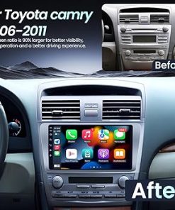 Dash Camera-Fortdows-9” Android 12 Car Radio for Toyota RAV4 2007-2012 – 2+64G- 5G WiFi 2