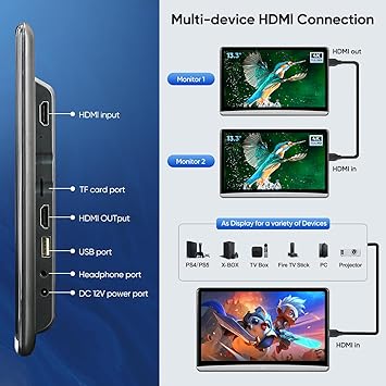 Dash Camera-AINAVI-13.3Inch Android 11 Car Tablet TV- Car Headrest Monitor Touchscreen Support 5G WiFi Wireless Phone Mirror Link Airplay HDMI Bluetooth USB SD Car Video Player (13.3″ 2G Ram+32G ROM(1*pc)) 3 Dash Camera-AINAVI-13.3Inch Android 11 Car Tablet TV- Car Headrest Monitor Touchscreen Support 5G WiFi Wireless Phone Mirror Link Airplay HDMI Bluetooth USB SD Car Video Player (13.3" 2G Ram+32G ROM(1*pc)) - Image 3