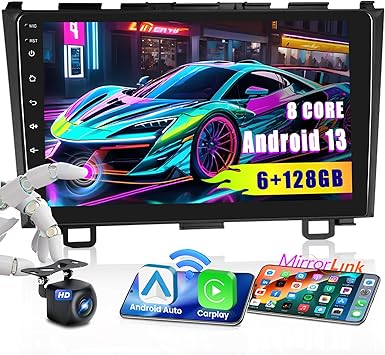 Dash Camera-Hikity-Hikity 6+128GB Android 13 Car Stereo for 2007-2011 Honda CRV Radio with Wireless Apple Carplay Android Auto- 9 Inch IPS Touch Screen Radio Dash Camera-Hikity-Hikity 6+128GB Android 13 Car Stereo for 2007-2011 Honda CRV Radio with Wireless Apple Carplay Android Auto- 9 Inch IPS Touch Screen Radio
