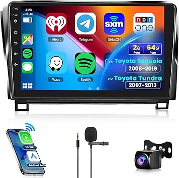 Dash Camera-podofo-2G+64G Android Car Stereo for Toyota Sequoia 2008-2019/for Toyota Tundra 2007-2013 with Wireless Carplay Android Auto- 10.1 Inch Touch Screen Car Radio Dash Camera-podofo-2G+64G Android Car Stereo for Toyota Sequoia 2008-2019/for Toyota Tundra 2007-2013 with Wireless Carplay Android Auto- 10.1 Inch Touch Screen Car Radio