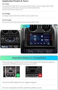 Dash Camera-XTRONS-XTRONS Single Din Car Stereo for Jeep Wrangler Dodge Chrysler- Android 12 Octa Core 4GB+64GB Car Radio 2 Dash Camera-XTRONS-XTRONS Single Din Car Stereo for Jeep Wrangler Dodge Chrysler- Android 12 Octa Core 4GB+64GB Car Radio - Image 2