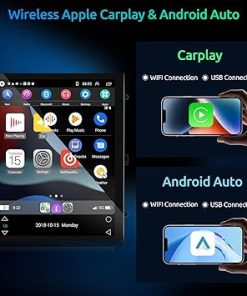 Dash Camera-Rimoody-2+64G Android Car Radio Car Stereo for Toyota Camry 2006-2011 Wireless Carplay Android Auto- 9.7” Touch Screen Head Unit Mirror Link WiFi GPS Navigation Bluetooth FM RDS Hi-Fi AHD Backup Camera SWC 2