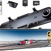 Dash Camera-AZDOME-AZDOME M550 3 Channel Dash Cam- 4K+2.5K Dual Dash Camera for Cars Built-in WiFi GPS 4