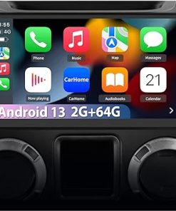 Dash Camera-EagleNav-Car Stereo [2GB+64GB] for Jeep Wrangler JK Compass Patriot/Chrysler/Dodge RAM Charger- 10 inch Touch Screen Android 13 Radio with Bluetooth GPS Wireless CarPlay Andriod Auto