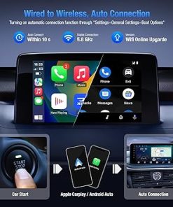 Dash Camera-KAMING-Wireless CarPlay Adapter with Tiktok Hulu- CarPlay Streaming to Car and TV 2