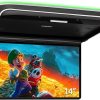 Dash Camera-XTRONS-XTRONS Android Car Overhead Player 14 Inch Wide IPS Screen 1920×1080 Car Roof Mount Monitor with Built-in Stereo Speakers Flip Down Overhead Car Monitor Support WiFi- HDMI Input