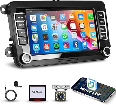 Dash Camera-Rimoody-Android Car Stereo for VW Golf 5 6 Passat Jetta Caddy EOS T5 Tiguan Touran CC Polo Car Radio- Rimoody 7” Touchscreen Head Unit Mirror Link Bluetooth WiFi GPS Navigation FM/RDS USB Rear Camera SWC Dash Camera-Rimoody-Android Car Stereo for VW Golf 5 6 Passat Jetta Caddy EOS T5 Tiguan Touran CC Polo Car Radio- Rimoody 7'' Touchscreen Head Unit Mirror Link Bluetooth WiFi GPS Navigation FM/RDS USB Rear Camera SWC