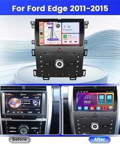 Dash Camera-Inefala-2+64G Screen for Ford Edge 2011 2012 2013 2014 2015 CarPlay Stereo Android 13 Car Radio 9 Inch Touchscreen Android Auto Backup Camera GPS FM RDS DSP 26UI 2