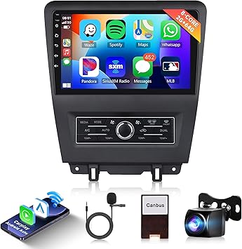 Dash Camera-Rimoody-8 Core 2+64G Android Car Stereo for Ford Mustang 2010 2011 2012 2013 2014 with Wireless Carplay Android Auto- 10.1” Touch Screen Car Radio Mirror Link WiFi GPS Bluetooth FM/RDS DSP Backup Camera SWC Dash Camera-Rimoody-8 Core 2+64G Android Car Stereo for Ford Mustang 2010 2011 2012 2013 2014 with Wireless Carplay Android Auto- 10.1'' Touch Screen Car Radio Mirror Link WiFi GPS Bluetooth FM/RDS DSP Backup Camera SWC