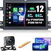 Dash Camera-Inexaccessories-4+64G Android 12 Car Stereo for Ford 2004-2014 F150/F250/F350- 7 Inch IPS Touch Screen Car Radio with Wireless Carplay/Android Auto