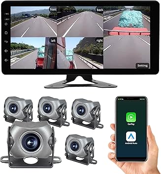 Dash Camera-XUENAV-5 Multi-Function Vehicle Backup Camera with 1080P Android System Audio Monitor DVR Dash Cam for RV SUV Cars Truck Van Trailer-IPS Screen Car Stereo with Wireless CarPlay Android Auto BT FM Radio WiFi Dash Camera-XUENAV-5 Multi-Function Vehicle Backup Camera with 1080P Android System Audio Monitor DVR Dash Cam for RV SUV Cars Truck Van Trailer-IPS Screen Car Stereo with Wireless CarPlay Android Auto BT FM Radio WiFi
