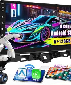 Dash Camera-Hikity-Hikity [8 Core 6+128G] Android 13 Car Stereo for Honda Accord 2008-2013 Wireless Carplay Android Auto- 10.1 Inch IPS Touchscreen Radio Bluetooth GPS WiFi 32EQ DSP FM RDS SWC+MIC