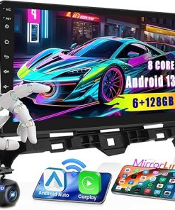 Dash Camera-Hikity-Hikity [8 Core 6+128G] Android 13 Car Stereo for Honda Accord 2008-2013 Wireless Carplay Android Auto- 10.1 Inch IPS Touchscreen Radio Bluetooth GPS WiFi 32EQ DSP FM RDS SWC+MIC