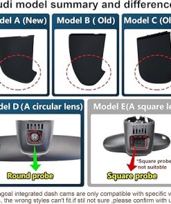Dash Camera-mangoal-4K Dash Cam Custom fit for Audi (Model C Beige)- Integrated OEM Look 2