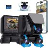 Dash Camera-WeBeqer-Dash Cam Front and Rear-4K Dual Dashcam with 64GB Card 4 Dash Camera-WeBeqer-Dash Cam Front and Rear-4K Dual Dashcam with 64GB Card 4