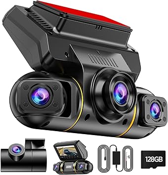 Dash Camera-LAMTTO-LAMTTO 1080P Dash Cam Front and Rear Inside with Hardwire Kit for 24h Security Parking Monitor- 360 Degree View 4 Channel Dash Camera for Cars Left Right Dash Camera-LAMTTO-LAMTTO 1080P Dash Cam Front and Rear Inside with Hardwire Kit for 24h Security Parking Monitor- 360 Degree View 4 Channel Dash Camera for Cars Left Right