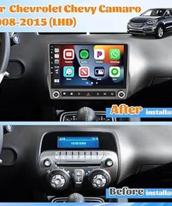 Dash Camera-Roinvou-Roinvou [2G+64G] Car Radio for Chevrolet Chevy Camaro 2008-2015 with Wireless Carplay/Android Auto- 9 Inch Android 13 IPS Touch Screen Car Stereo 2