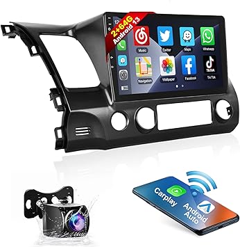 Dash Camera-podofo-Podofo Car Stereo for Honda Civic 2006-2011 with Wireless Apple Carplay Android Auto-10.1 Inch Android Touchscreen Car Radio with GPS Dash Camera-podofo-Podofo Car Stereo for Honda Civic 2006-2011 with Wireless Apple Carplay Android Auto-10.1 Inch Android Touchscreen Car Radio with GPS