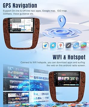 Dash Camera-Leadfan-9 Inch Chevrolet Chevy Silverado Tahoe Suburban GMC Yukon 2007 2008 2009 2010 2011 2012 Car Stereo with Carplay Andriod Auto- Touch Screen Android Radio Navi WiFi BT SWC Rear Camera 3 Dash Camera-Leadfan-9 Inch Chevrolet Chevy Silverado Tahoe Suburban GMC Yukon 2007 2008 2009 2010 2011 2012 Car Stereo with Carplay Andriod Auto- Touch Screen Android Radio Navi WiFi BT SWC Rear Camera - Image 3