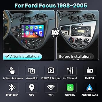Dash Camera-podofo-Podofo 2G 64G Android Car Stereo for Ford Fiesta 1995-2001 Ford Focus 1998-2006 Radio with Wireless Carplay Android Auto 9inchHD IPS Touch Screen Bluetooth GPS WiFi RDS FM Radio AHD Backup Camera 2 Dash Camera-podofo-Podofo 2G 64G Android Car Stereo for Ford Fiesta 1995-2001 Ford Focus 1998-2006 Radio with Wireless Carplay Android Auto 9inchHD IPS Touch Screen Bluetooth GPS WiFi RDS FM Radio AHD Backup Camera - Image 2