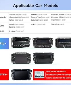 Dash Camera-Leadfan-Leadfan Car Radio for Chevy Chevrolet Silverado Tahoe GMC Sierra Buick Yukon Stereo Upgrade with Wireless Carplay Android Auto 10.1” IPS Touchscreen Bluetooth WiFi GPS Navigation SWC Backup Camera 2