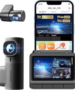 Dash Camera-ddpai-DDPAI 4K 3 Channel Dash Cam- up to 15MB/s 5GHz WiFi6 Build-in GPS Dash Camera-ddpai-DDPAI 4K 3 Channel Dash Cam- up to 15MB/s 5GHz WiFi6 Build-in GPS