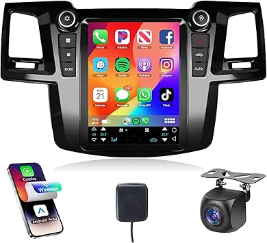 Dash Camera-Rimoody-2G+64G Android 13 Car Radio for Toyota Fortuner Hilux 2005-2014- Rimoody Car Stereo CarPlay Android Auto 9.7 inch Touchscreen GPS WiFi Mirror Link Bluetooth FM/RDS EQ USB + Backup Camera Dash Camera-Rimoody-2G+64G Android 13 Car Radio for Toyota Fortuner Hilux 2005-2014- Rimoody Car Stereo CarPlay Android Auto 9.7 inch Touchscreen GPS WiFi Mirror Link Bluetooth FM/RDS EQ USB + Backup Camera