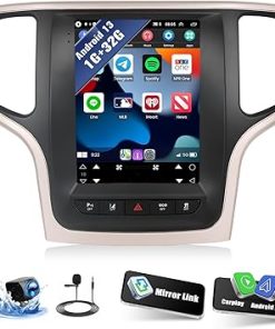 Dash Camera-SIXWIN-SIXWIN Android Car Stereo for Jeep Grand Cherokee 2014-2017 9.7 Inch Touch Screen Car Radio with Wireless Apple Carplay Android Auto 1G+32G GPS Navigation Bluetooth FM WiFi HiFi Backup Camera MIC