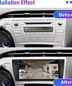Dash Camera-Roinvou-Roinvou [2G+64G] for Toyota Prius 2010-2015 Car Radio with Wireless Carplay/Android Auto- 9 Inch Android 13 IPS Touchscreen Car Stereo with Bluetooth 2