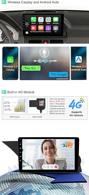 Dash Camera-ASURE-ASURE Car Stereo Radio Upgrade for Benz GLK Class X204 2008-2015-9 inch 8Core 4+64GB Car in-Dash Navigation Head Unit with Carplay Android Auto 1280×720 Touchscreen Video Player 3 Dash Camera-ASURE-ASURE Car Stereo Radio Upgrade for Benz GLK Class X204 2008-2015-9 inch 8Core 4+64GB Car in-Dash Navigation Head Unit with Carplay Android Auto 1280x720 Touchscreen Video Player - Image 3