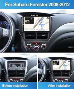 Dash Camera-CAMECHO-CAMECHO Android 13 Car Stereo for Subaru Forester Impreza WRX 2008-2012- Wireless Carplay Android Auto 2