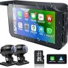 Dash Camera-Unbktom-Wireless Carplay Adapter and Android Auto AI Box Lite for Factory Wired Carplay Cars Android 10.0 Car Smart Box Support Netflix & YouTube & TF Card Plug and Play Low Latency Car Streaming Box 5