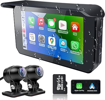 Dash Camera-SETHDA-Motorcycle Dash Cam- Wireless Motorcycle Carplay Dash Camera-SETHDA-Motorcycle Dash Cam- Wireless Motorcycle Carplay