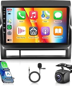 Dash Camera-Rimoody-Car Radio for Toyota Tacoma 2005-2015- Rimoody Car Stereo with Android Wireless Carplay Android Auto 9 Inch Touchscreen GPS Navigation Bluetooth FM HiFi WiFi Mirror Link + AHD Backup Camera