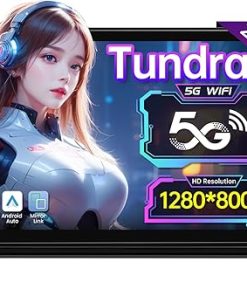 Dash Camera-Jufodrca-Android 13 Car Radio for Toyota Tundra 2007-2013 & Sequoia 2008-2018: Upgrade 10.1 Inch HD Touchscreen Stereo with Wireless Carplay Android Auto 5G Wi-Fi Bluetooth GPS SWC DSP FM Back-up Camera