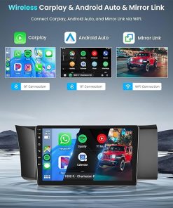 Dash Camera-Rimoody-4+64G Android Car Radio Stereo for Toyota GT86/Subaru BRZ Scion FRS 2012-2016 Wireless Carplay Android Auto- 9’’ Touch Screen Head Unit with Mirror Link WiFi GPS Bluetooth FM RDS EQ Backup Camera SWC 2