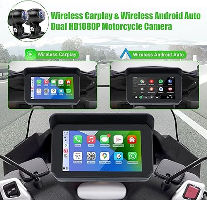 Dash Camera-SETHDA-Motorcycle Dash Cam- Wireless Motorcycle Carplay 2 Dash Camera-SETHDA-Motorcycle Dash Cam- Wireless Motorcycle Carplay - Image 2