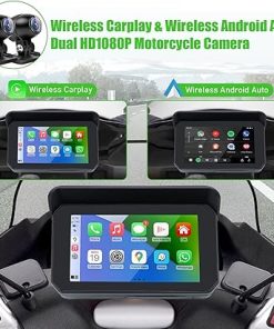 Dash Camera-SETHDA-Motorcycle Dash Cam- Wireless Motorcycle Carplay 2