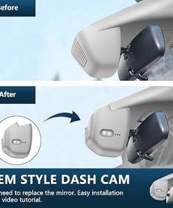 Dash Camera-mangoal-4K Dash Cam Custom fit for 11th Honda Civic 2022 2023 2024 2025(Gray)- Si Type R Hatchback XL Sport SE EX_L Touring 1.5 2.0T 2