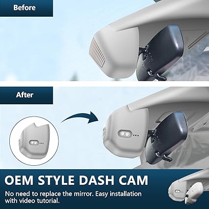 Dash Camera-mangoal-4K Dash Cam Custom fit for 11th Honda Civic 2022 2023 2024 2025(Gray)- Si Type R Hatchback XL Sport SE EX_L Touring 1.5 2.0T 2 Dash Camera-mangoal-4K Dash Cam Custom fit for 11th Honda Civic 2022 2023 2024 2025(Gray)- Si Type R Hatchback XL Sport SE EX_L Touring 1.5 2.0T - Image 2